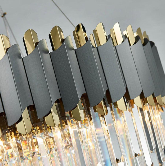 Stainless Steel LED Crystal Chandelier - DWHOME