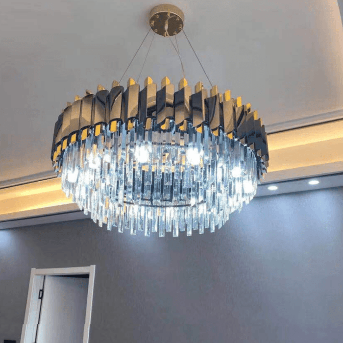 Stainless Steel LED Crystal Chandelier - DWHOME