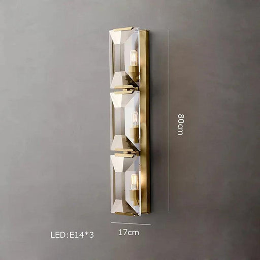 Villano Crystal Wall Sconce-DWHOME