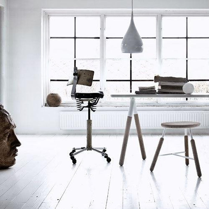 Spinning Teardrop Minimalist Line Pendant Light-DWHOME