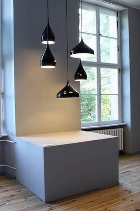 Spinning Teardrop Minimalist Line Pendant Light-DWHOME