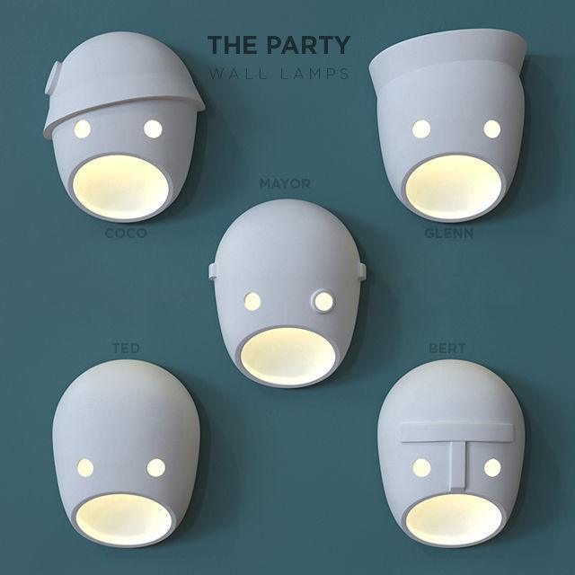 Mask Wall Light-DWHOME