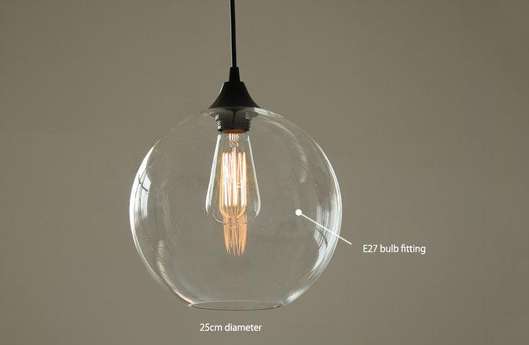 Tuscany Round Glass Pendant Light - DWHOME