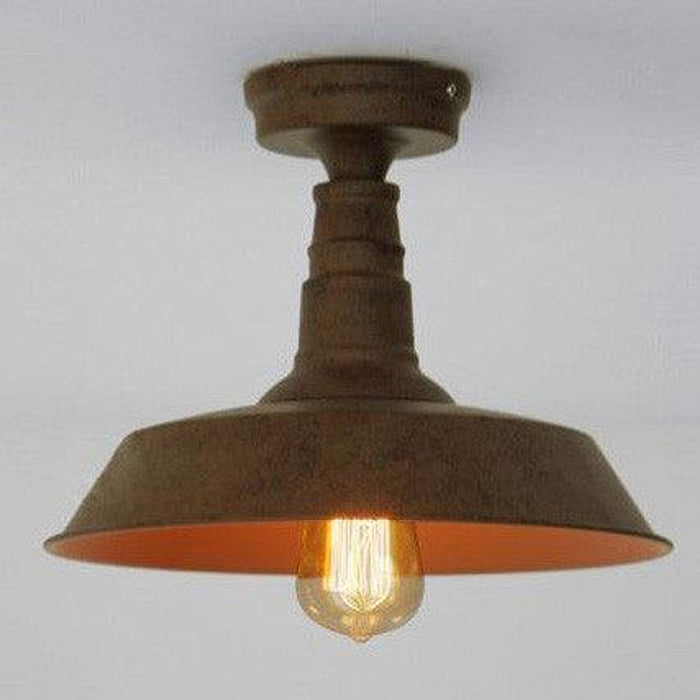 Retro Rustic Industrial Fixed Ceiling Light-DWHOME