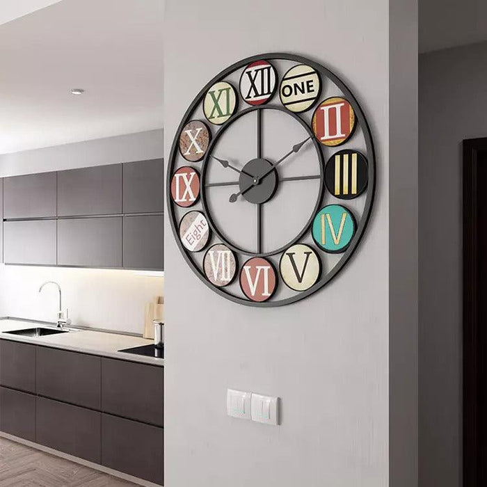Vintage Circles Wall Clock - DWHOME