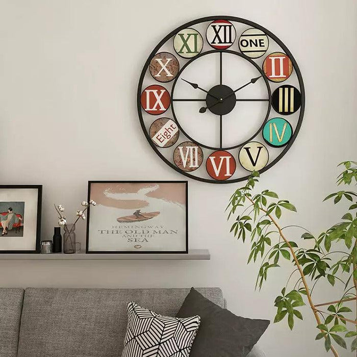 Vintage Circles Wall Clock - DWHOME