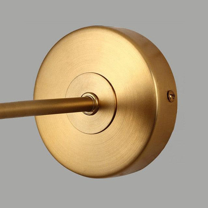 Ritz Duo Brass Fitting Milky White Glass Shade Wall Light-DWHOME