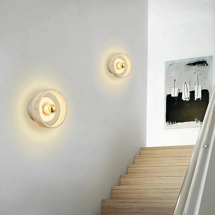 Moonshade Natural Marble Wall Light Fixture - DWHOME