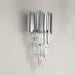 Gio Crystal Wall Sconce, Chrome - DWHOME