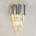 Gio Crystal Wall Sconce, Chrome - DWHOME