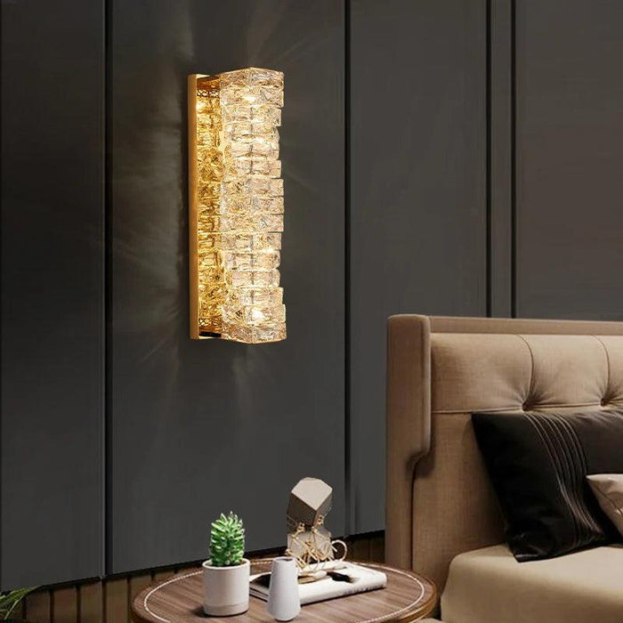 Bacci Crystal Wall Sconces - DWHOME