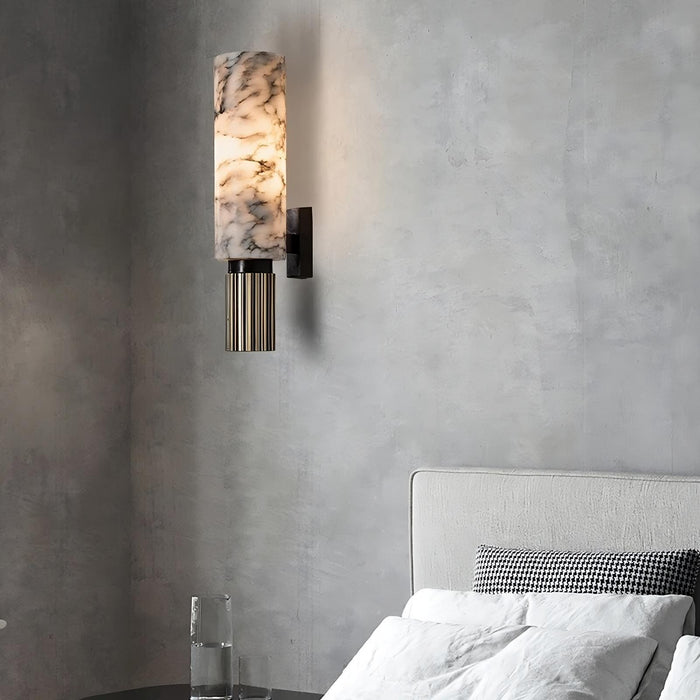 Moonshade Natural Marble Sconce - DWHOME