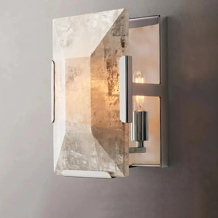 Villano Calcite Crystal Wall Sconce - DWHOME