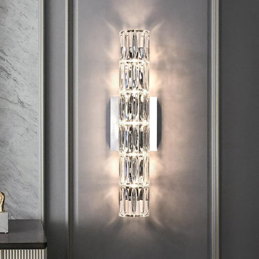 Bacci Indoor Crystal Wall Sconce-DWHOME