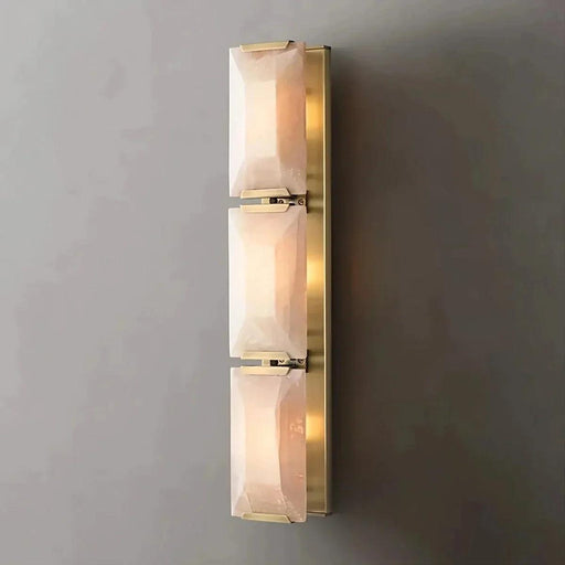 Villano Calcite Crystal Wall Sconce-DWHOME