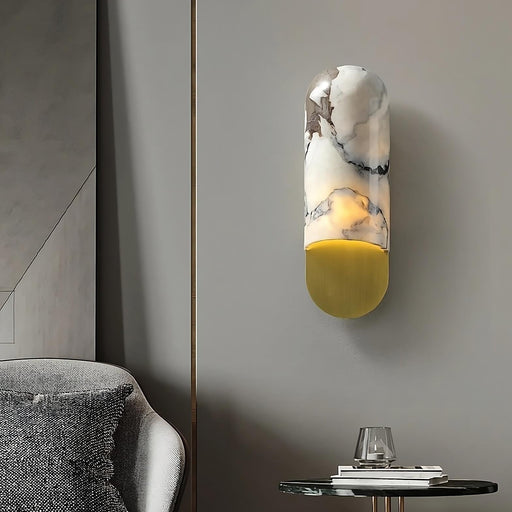 Natural Marble Wall Sconce Light Fixture-DWHOME