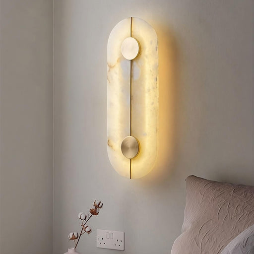 Moonshade??Natural Marble Wall Sconce-DWHOME