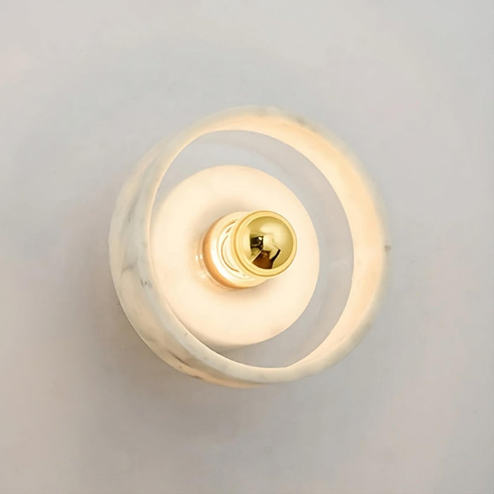Moonshade Natural Marble Wall Light Fixture - DWHOME