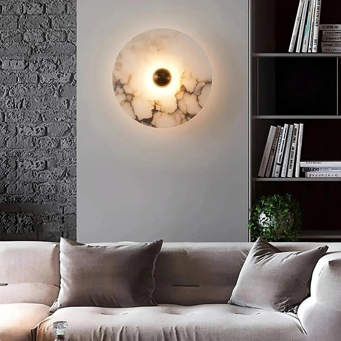 Moonshade Natural Marble Wall Sconce - DWHOME
