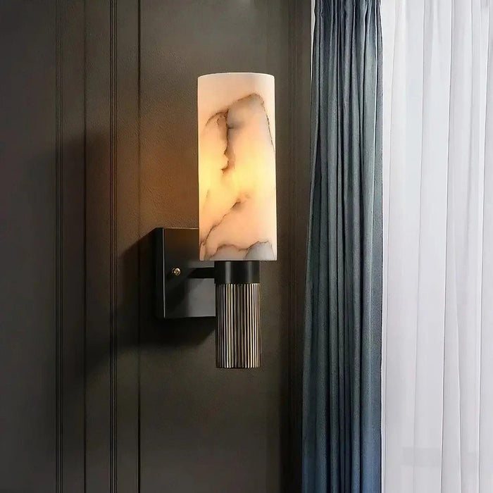 Moonshade Natural Marble Sconce - DWHOME