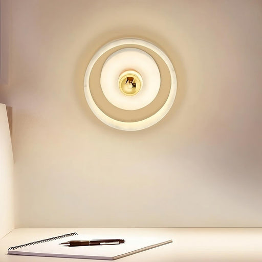 Moonshade Natural Marble Wall Light Fixture-DWHOME
