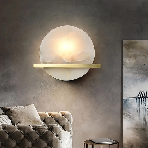 Natural Marble Wall Light Sconce-DWHOME