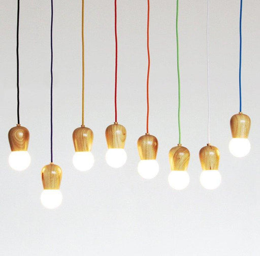 Tudor Wooden Pendant Light-DWHOME