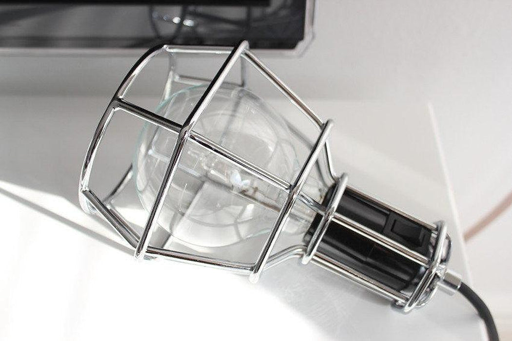 Work Lamp Cage Pendant Light-DWHOME