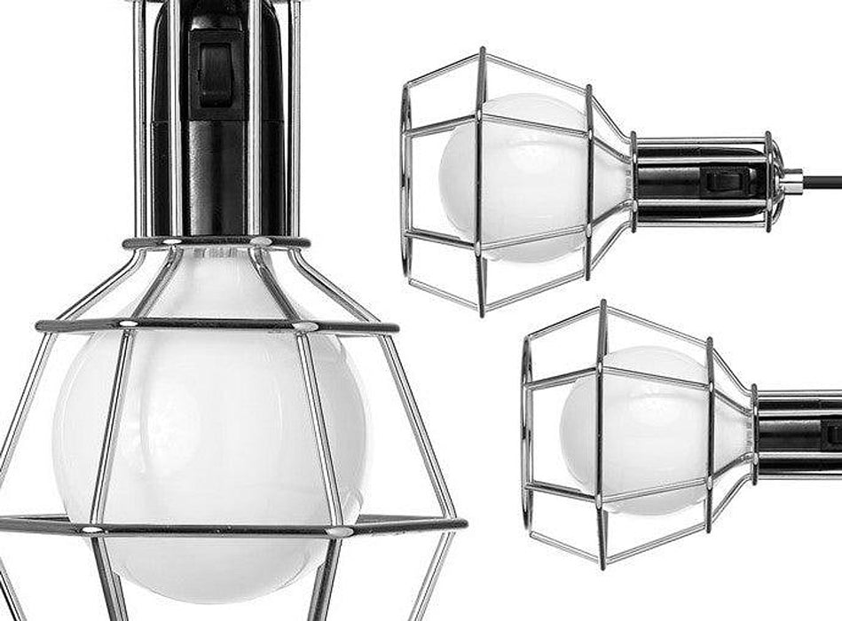 Work Lamp Cage Pendant Light-DWHOME