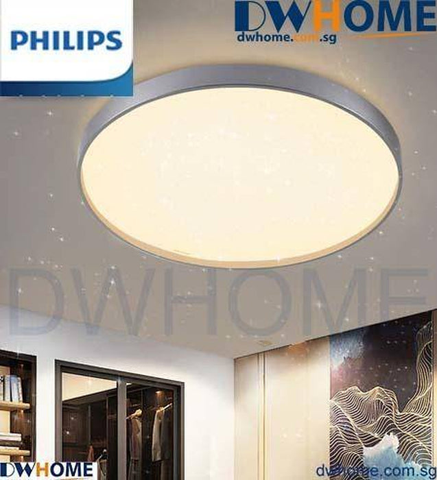Philips CL514 LED Tunable Ceiling Light Silver Brown Edge 24W/36W Warm - Warm White - Cool Daylight-DWHOME