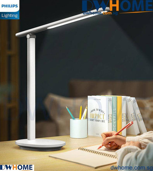 Philips LED Table Lamp Dimmable Tunable Foldable Arm White Desk lamp study Children School EyeComfort - DWHOME