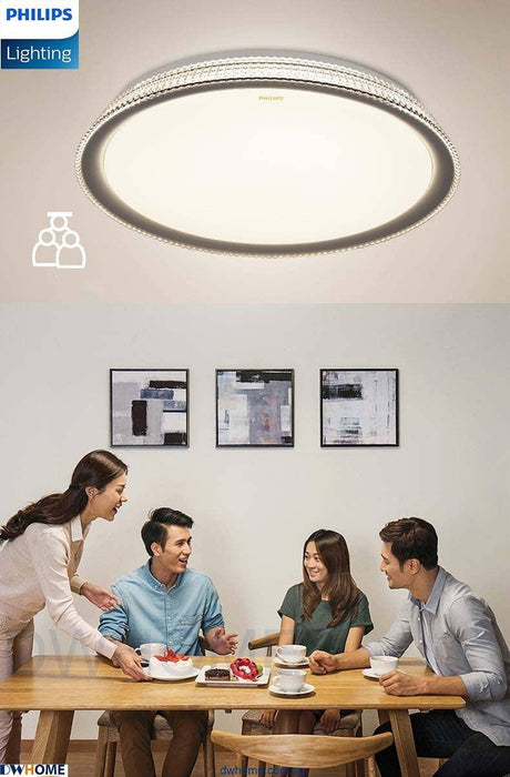 Philips CL510 LED Tunable Ceiling Light Silver 24W Warm - Warm White - Cool Daylight - DWHOME