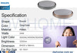 Philips LED Ceiling Light 24W CL519 Tunable Three Light Settings Scene Switch Gold Auto Memory - DWHOME