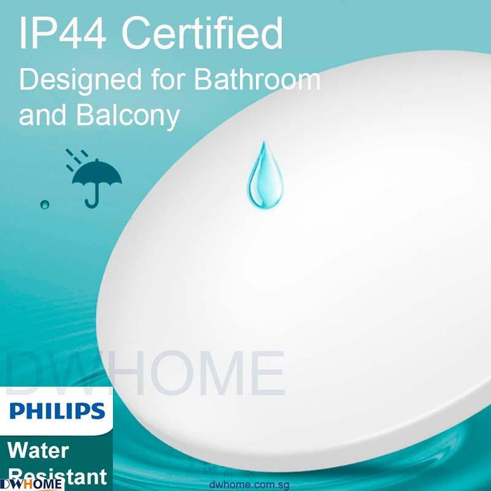 PHILIPS 10W/17W LED Ceiling Light Water Resistance IP44 Certified Round - DWHOME