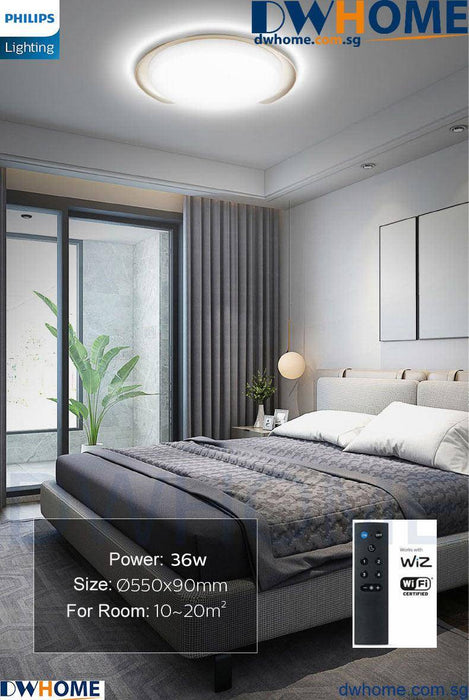 Philips Smart Wi-Fi LED 36W CL921 Tunable and Dimmable Light Ceiling Light with Remote Control - DWHOME
