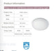 Philips CL253 LED Motion Sensor Ceiling Light Energy Saving Convenience Programmable - DWHOME