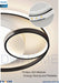 Philips LED Model 44101 Ceiling Light 43W Black Tunable Light Simple Elegant Design Modern Atmosphere Beautiful Lighting Effect - DWHOME