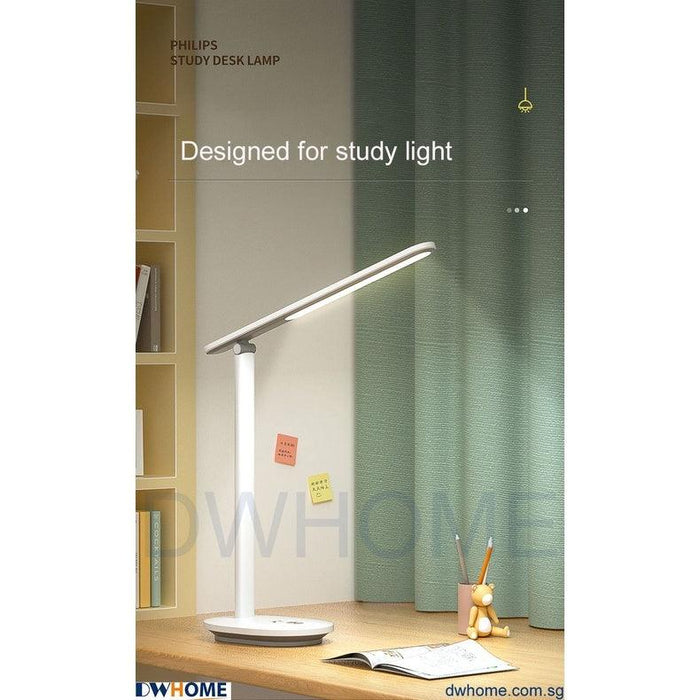 Philips LED Table Lamp Dimmable Tunable Foldable Arm White Desk lamp study Children School EyeComfort - DWHOME