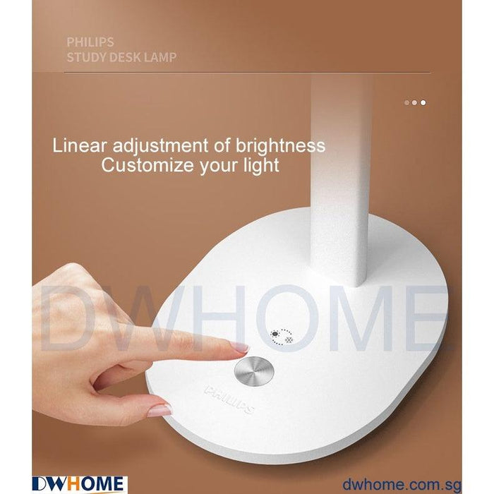 Philips LED Table Lamp Dimmable Tunable Foldable Arm White Desk lamp study Children School EyeComfort - DWHOME
