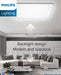 Philips LED CL702 Ceiling Light Tunable Light With AIO Remote Control Simple Design Modern Atmosphere Ultra-Thin - DWHOME