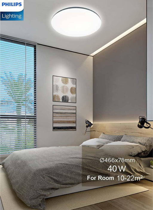 Philips LED CL828 Round Ceiling Light Tunable Light With AIO Remote Control Simple Nordic Design Modern - DWHOME