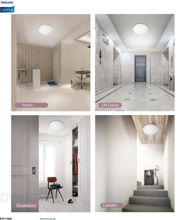 Philips CL253 LED Motion Sensor Ceiling Light Energy Saving Convenience Programmable - DWHOME