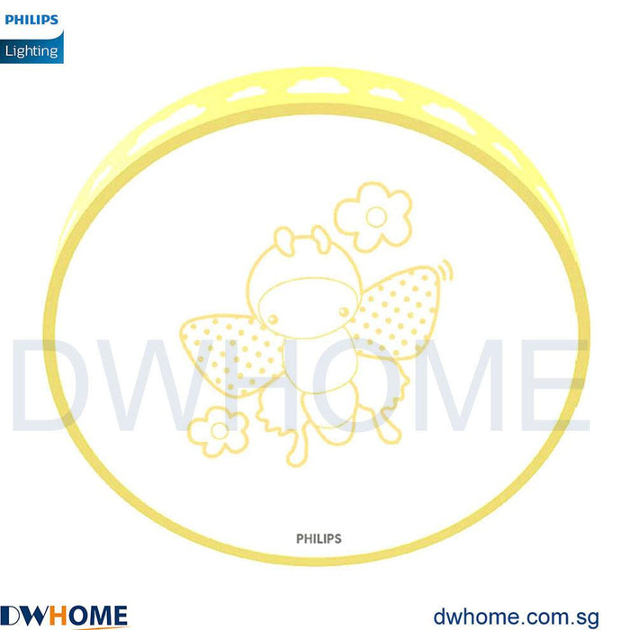 Philips LED CL553/555 Ceiling Light Kids Children Cartoon Yellow Bee Blue Train Pink Crown Shape Tunable Light - DWHOME