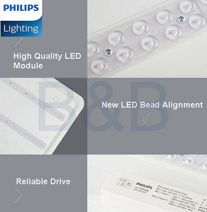 Philips LED 55W CL828 Ceiling Light Square Tunable Light With Remote Control Simple Nordic Design Night Light Mode-DWHOME