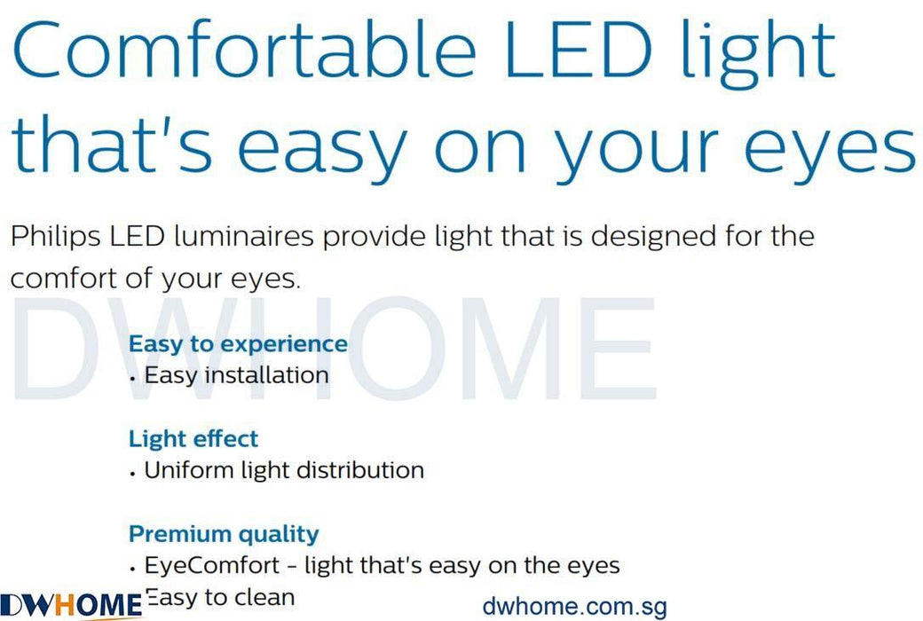 PHILIPS LED Ceiling Light CL200 Series Round, Cool White light/Cool Daylight, 6W/10W/17W/24W - DWHOME