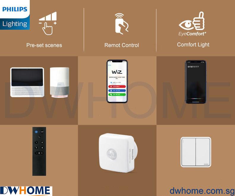 Philips Smart Wi-Fi LED 36W CL921 Tunable and Dimmable Light Ceiling Light with Remote Control - DWHOME