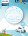 Philips LED CL551/552 Ceiling Light Children Cartoon Blue Car Pink Moon Shape Tunable Light Color Four Lighting Modes - DWHOME