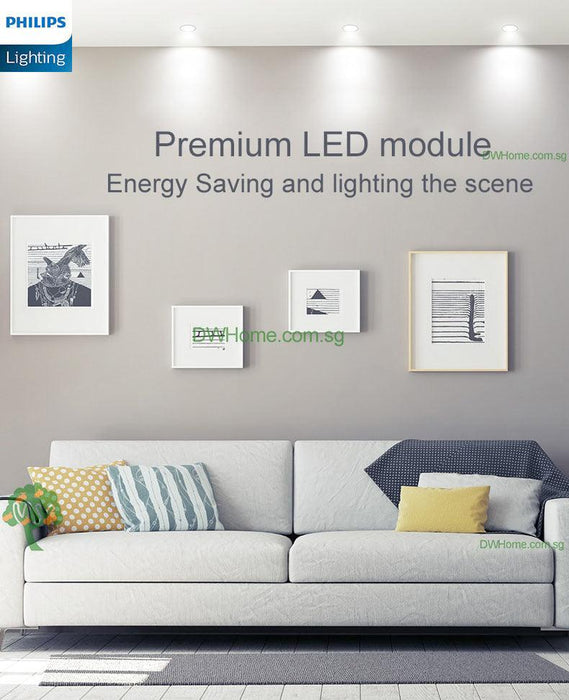 Philips RS100B 6W Round LED Recessed Spotlight 3000K/4000K Local Seller One year warranty - DWHOME