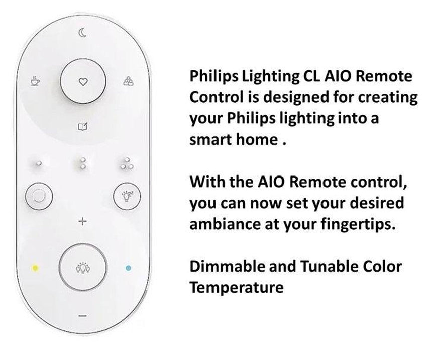 Philips LED CL828 Round Ceiling Light Tunable Light With AIO Remote Control Simple Nordic Design Modern-DWHOME
