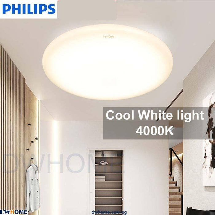 PHILIPS LED Ceiling Light CL200 Series Round, Cool White light/Cool Daylight, 6W/10W/17W/24W - DWHOME